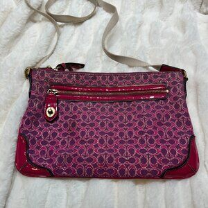 Magenta Coach Crossbody